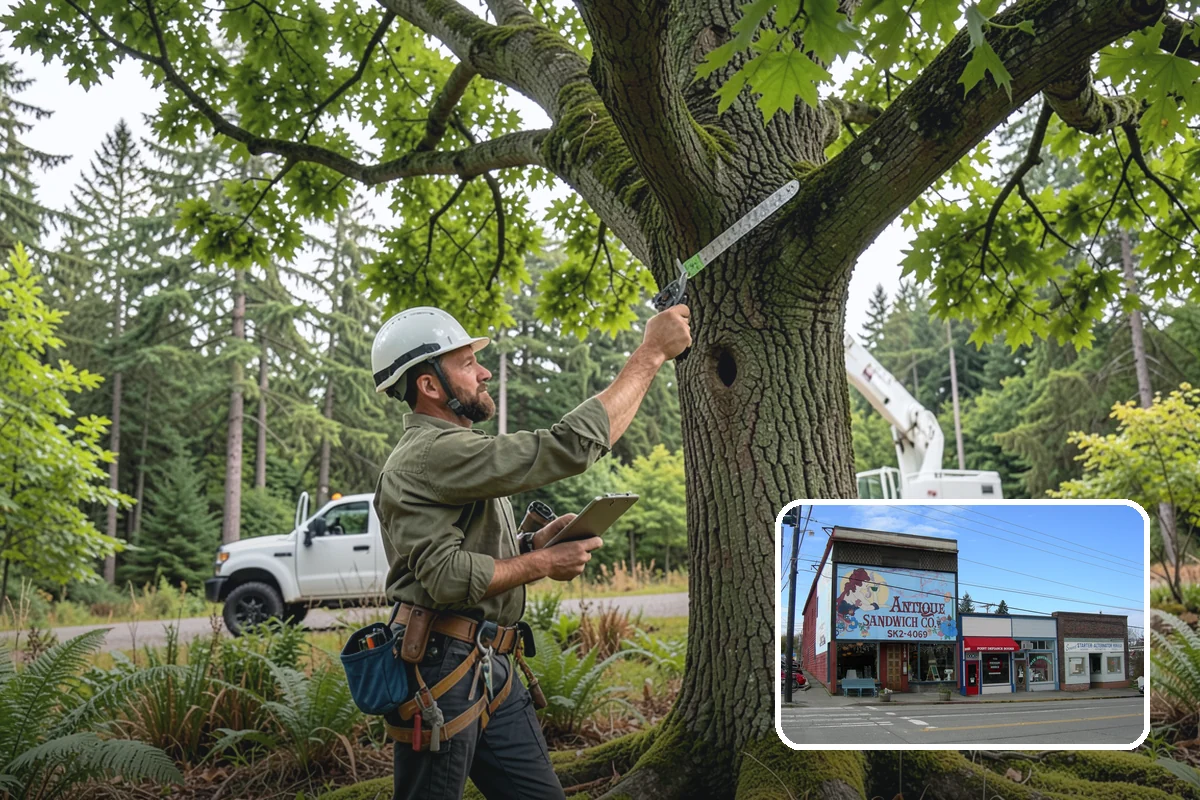 Dead tree removal in Ruston, Pierce County, WA - Removes safety hazards and reduces liability