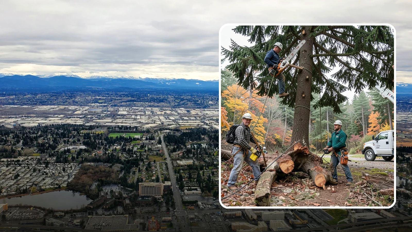 Dead tree removal in SeaTac, King County, WA - The removal of dead trees that no longer have living tissue.
