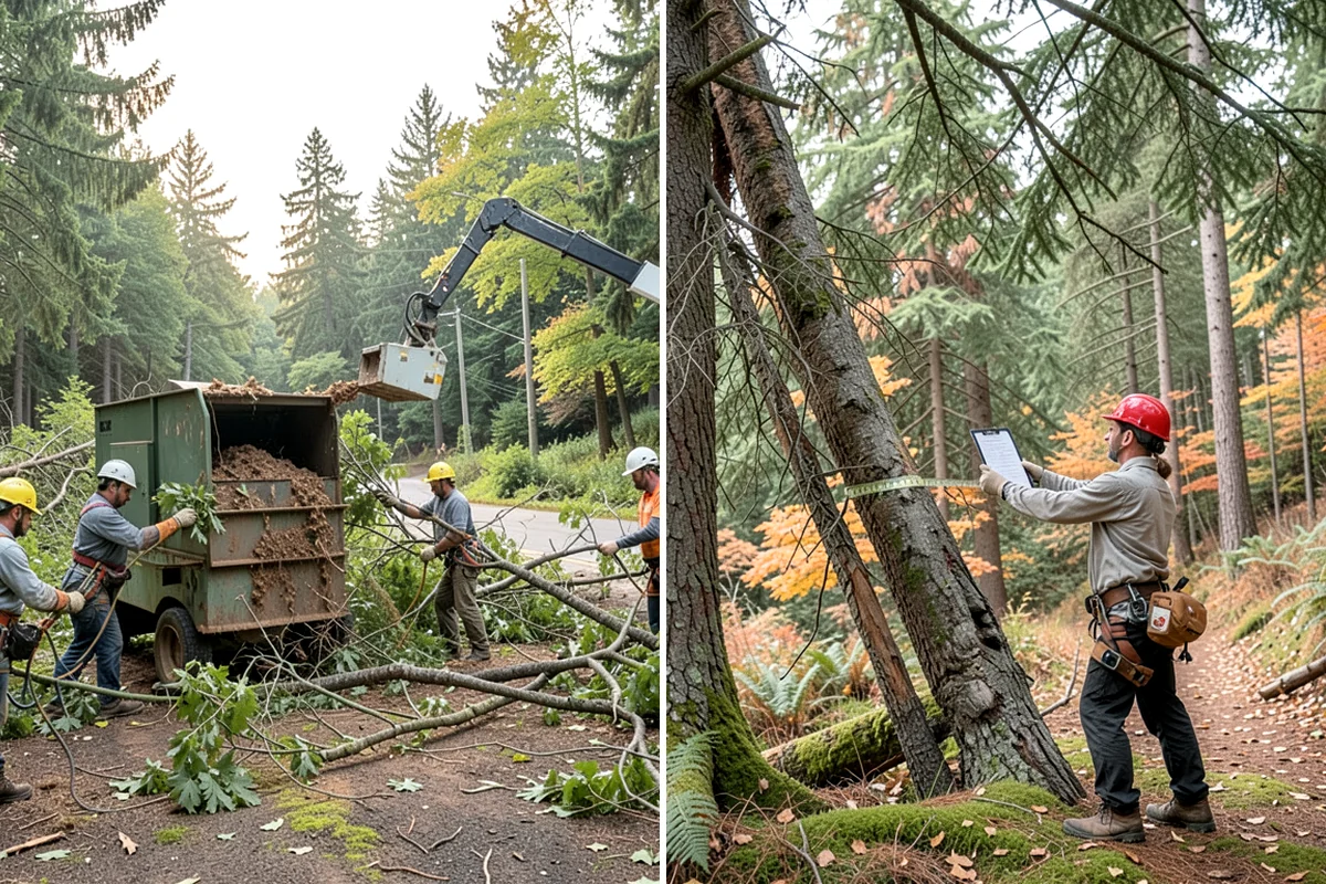 Dead tree removal in Seattle, King County, WA - On-site assessment and hazard evaluation