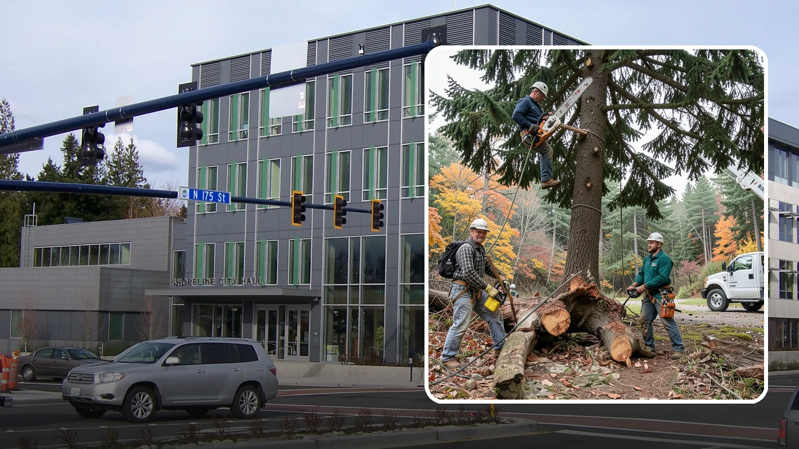 Dead tree removal in Shoreline, King County, WA - The removal of dead trees that no longer have living tissue.