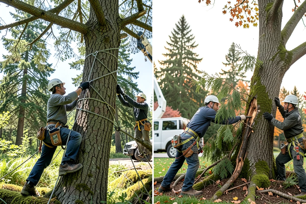 Dead tree removal in Shoreline, King County, WA - On-site assessment and hazard evaluation