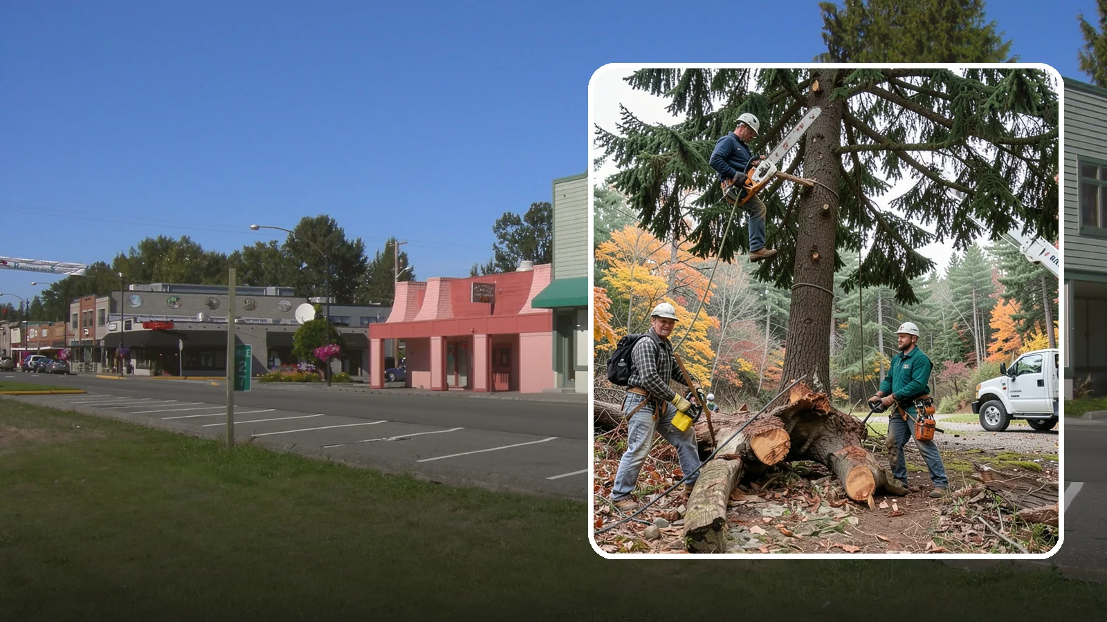 Dead tree removal in Snoqualmie, King County, WA - The removal of dead trees that no longer have living tissue.
