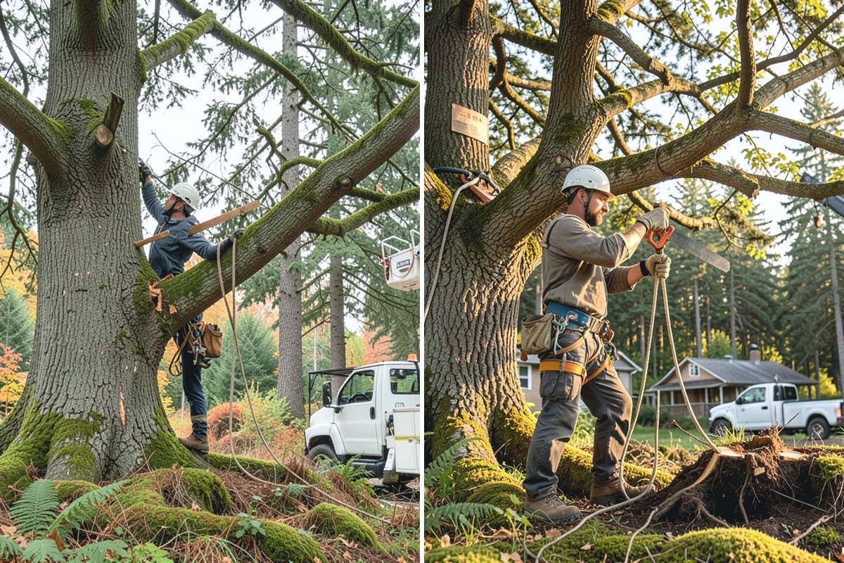 Dead tree removal in South Prairie, Pierce County, WA - On-site assessment and hazard evaluation