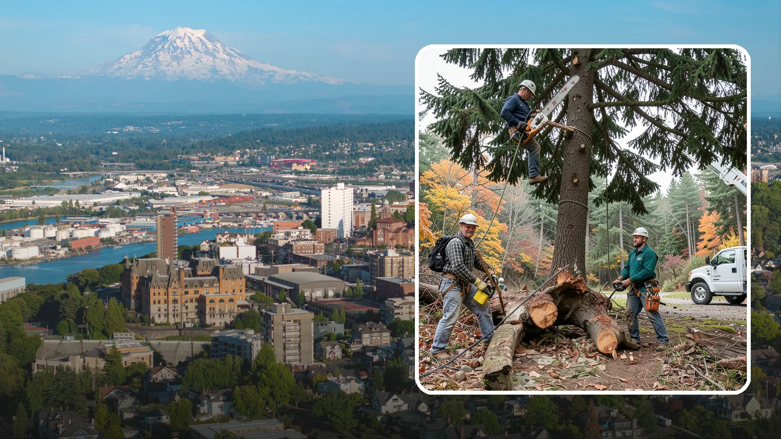 Dead tree removal in Tacoma, Pierce County, WA - The removal of dead trees that no longer have living tissue.