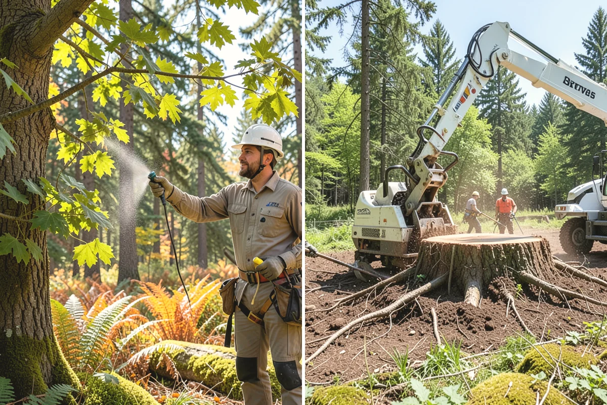Dead tree removal in Tukwila, King County, WA - On-site assessment and hazard evaluation