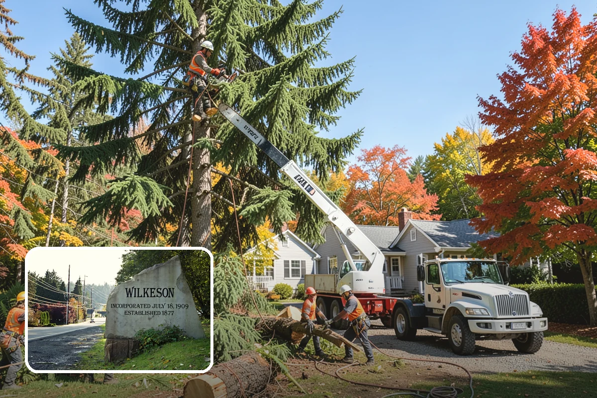 Dead tree removal in Wilkeson, Pierce County, WA - Removes safety hazards and reduces liability