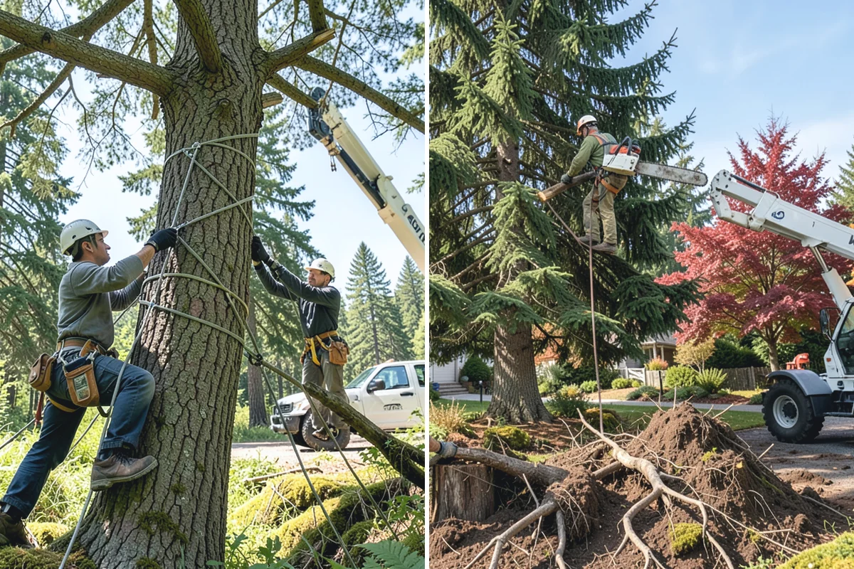 Dead tree removal in Woodinville, King County, WA - On-site assessment and hazard evaluation