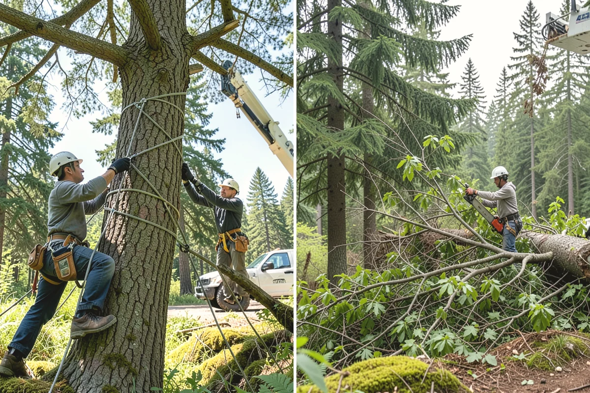 Dead tree removal in Yarrow Point, King County, WA - On-site assessment and hazard evaluation
