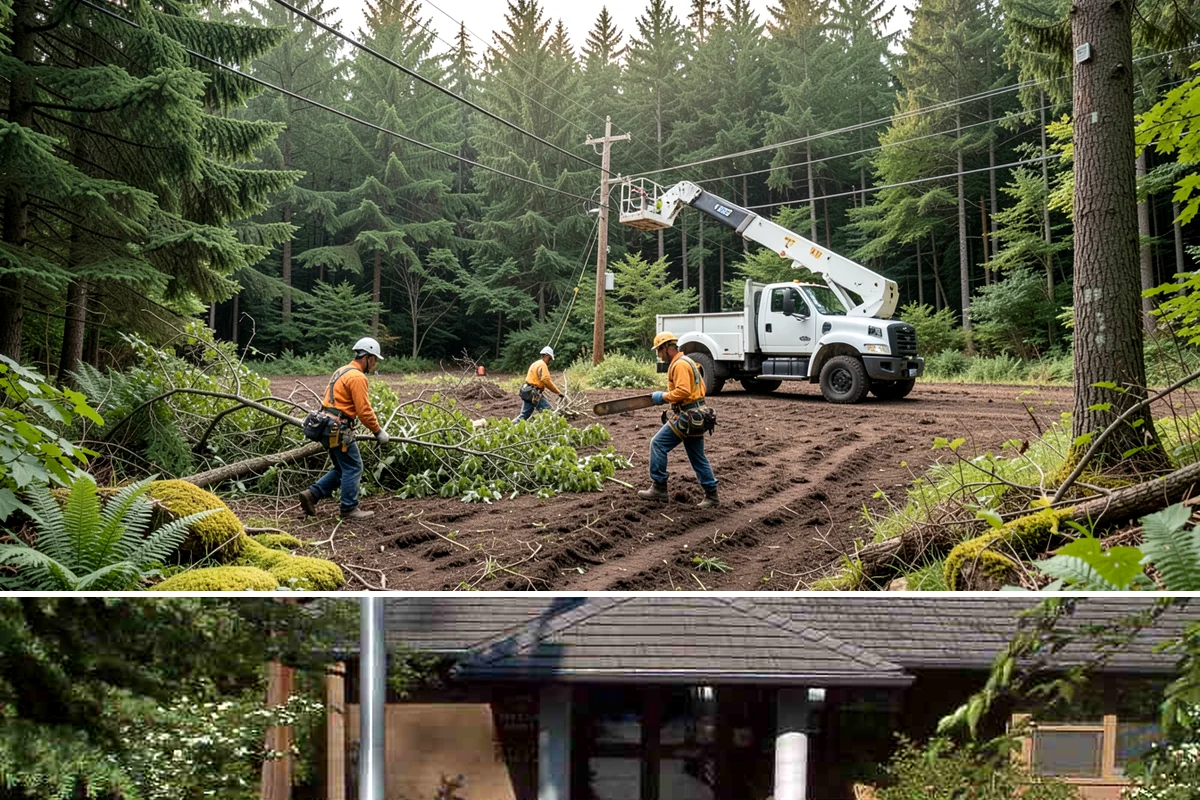 Dead tree removal in Yarrow Point, King County, WA - In the Puget Sound climate, dead tree removal can be performed year-round but is often scheduled during dry seasons when frozen...