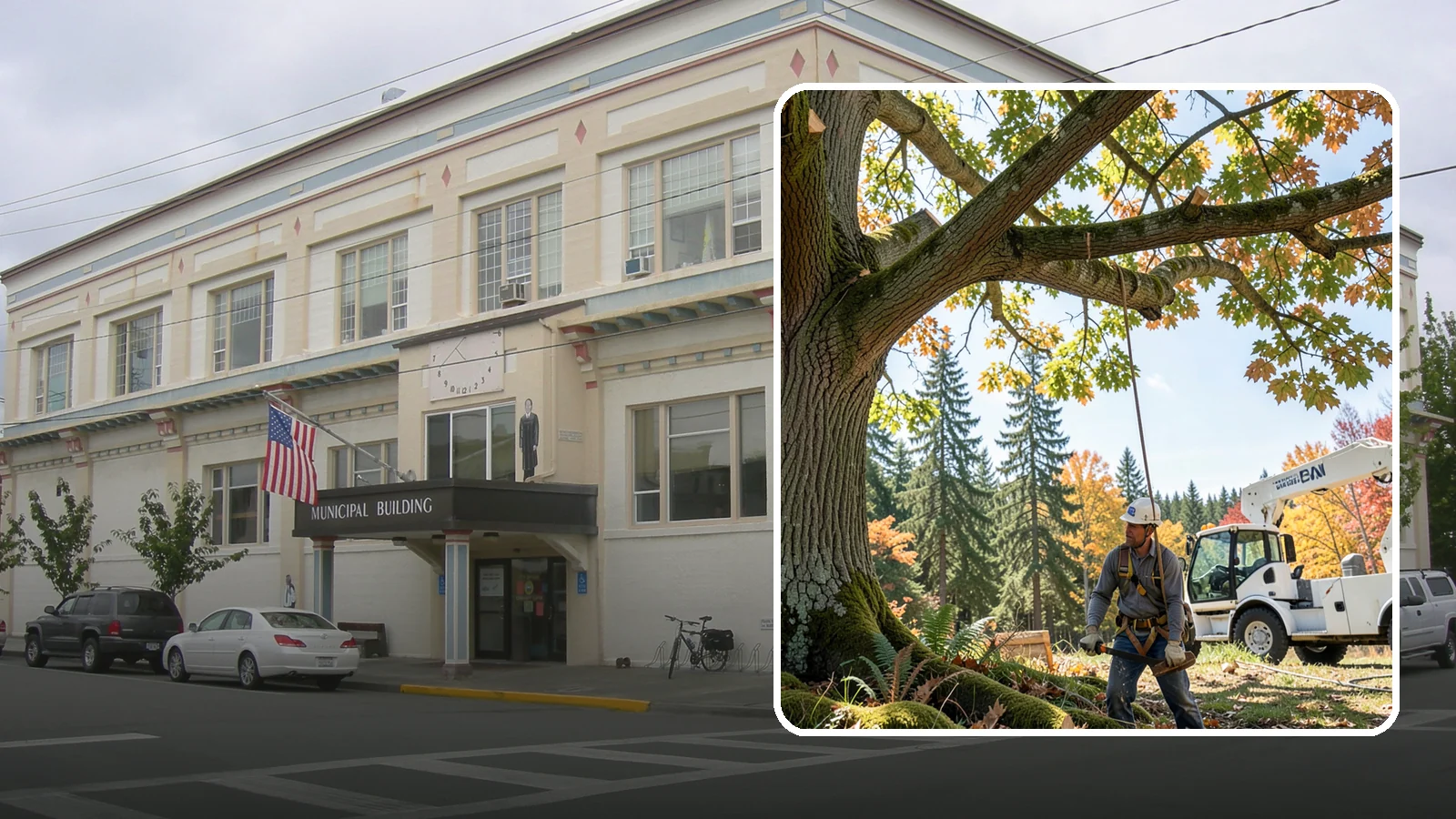 Deadwood removal in Anacortes, Skagit County, WA - The removal of dead branches from the canopy.