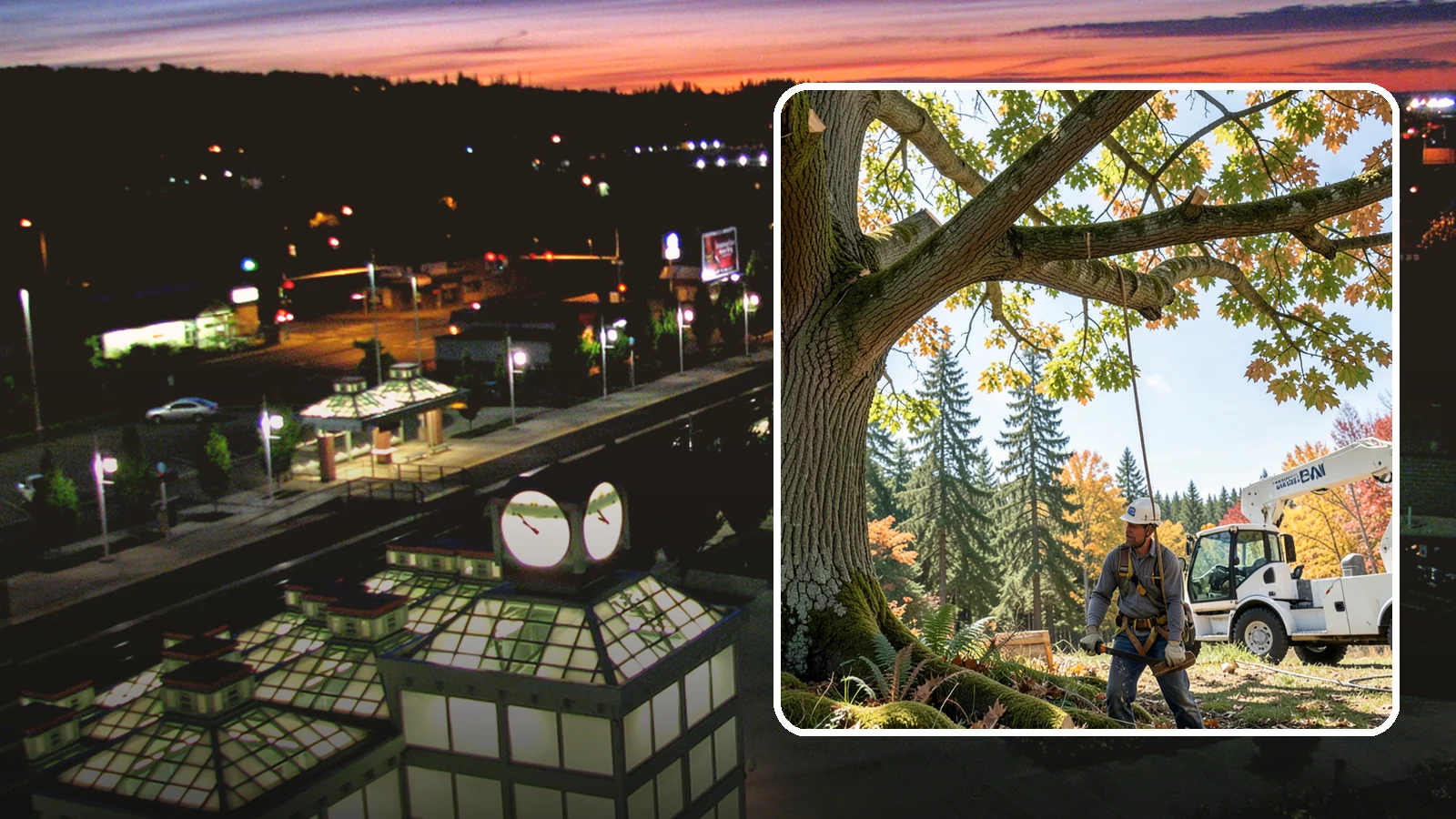 Deadwood removal in Auburn, King County, WA - The removal of dead branches from the canopy.