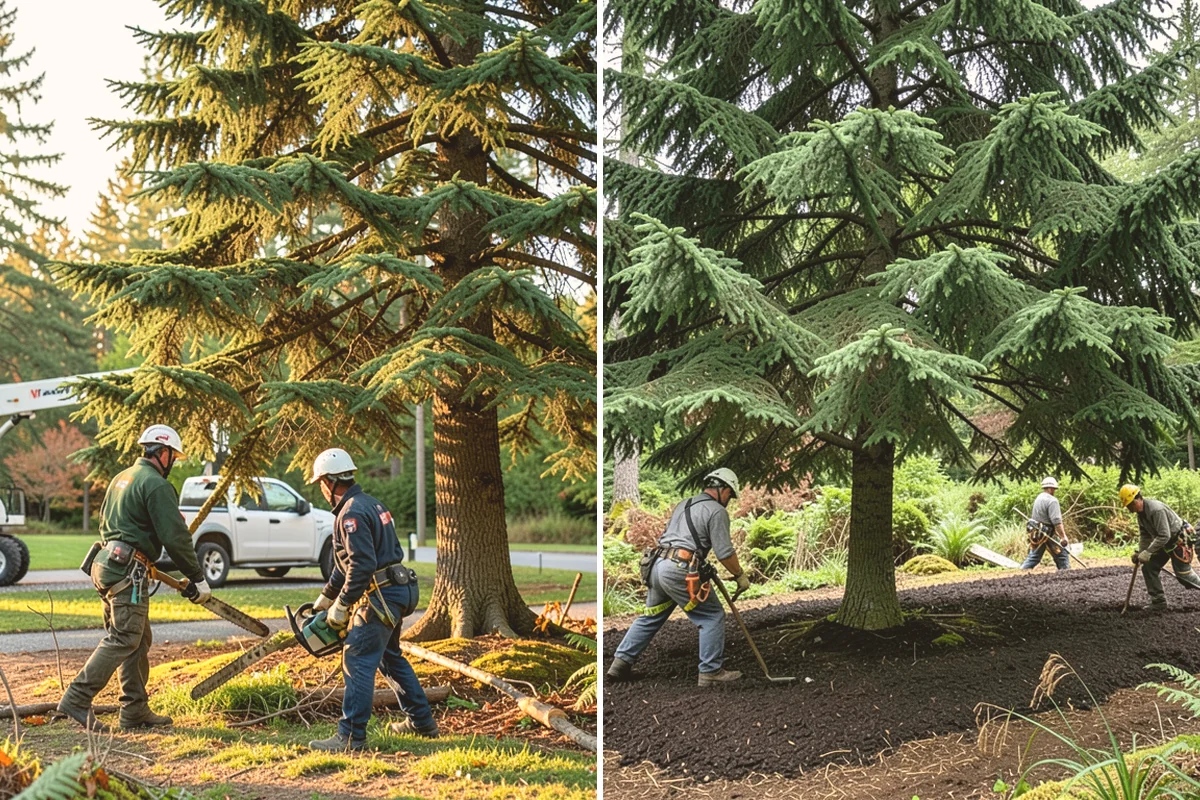 Deadwood removal in Bothell, King County, WA - Assess canopy condition and pruning objectives