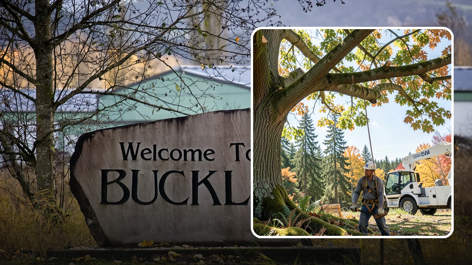 Deadwood removal in Buckley, Pierce County, WA - The removal of dead branches from the canopy.
