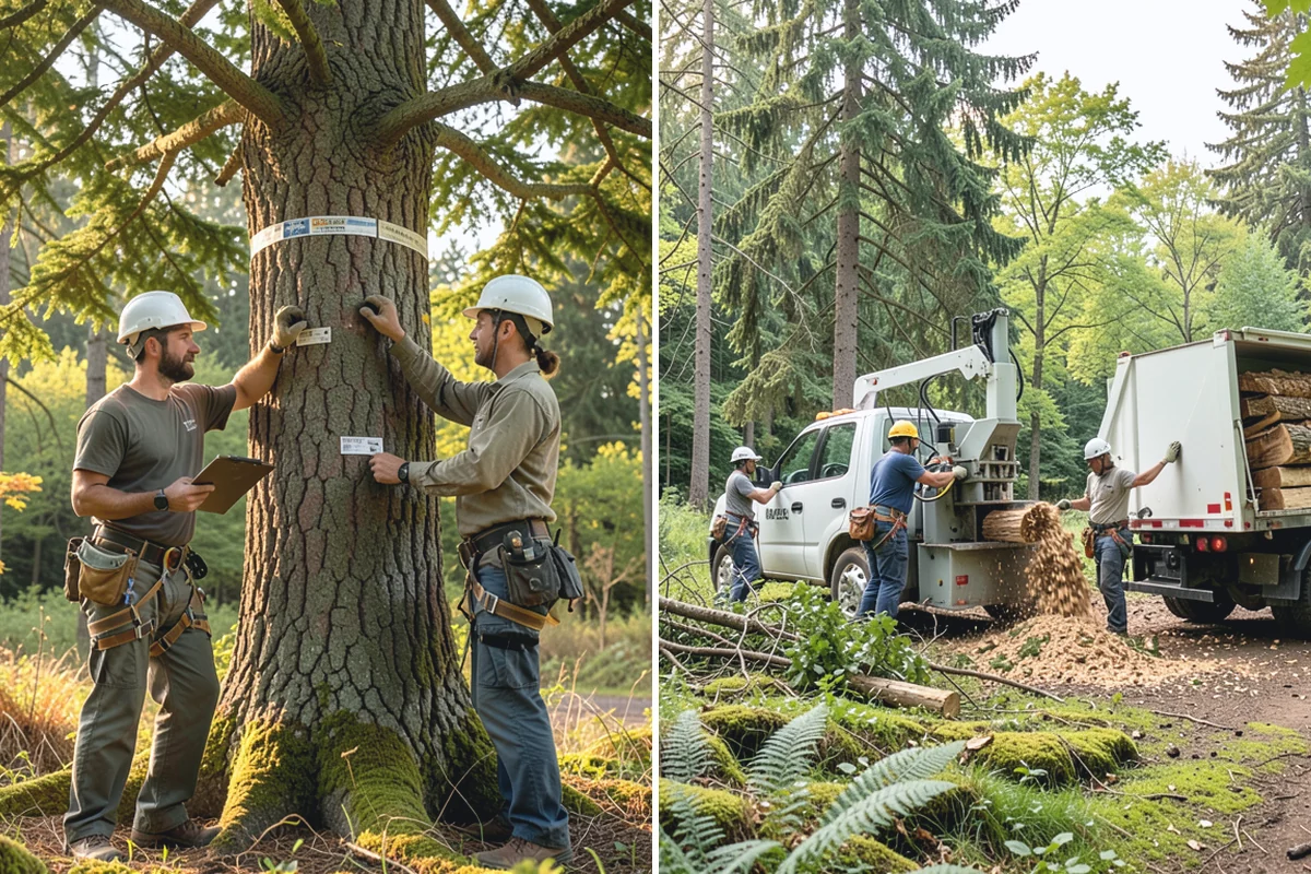 Deadwood removal in Buckley, Pierce County, WA - Assess canopy condition and pruning objectives