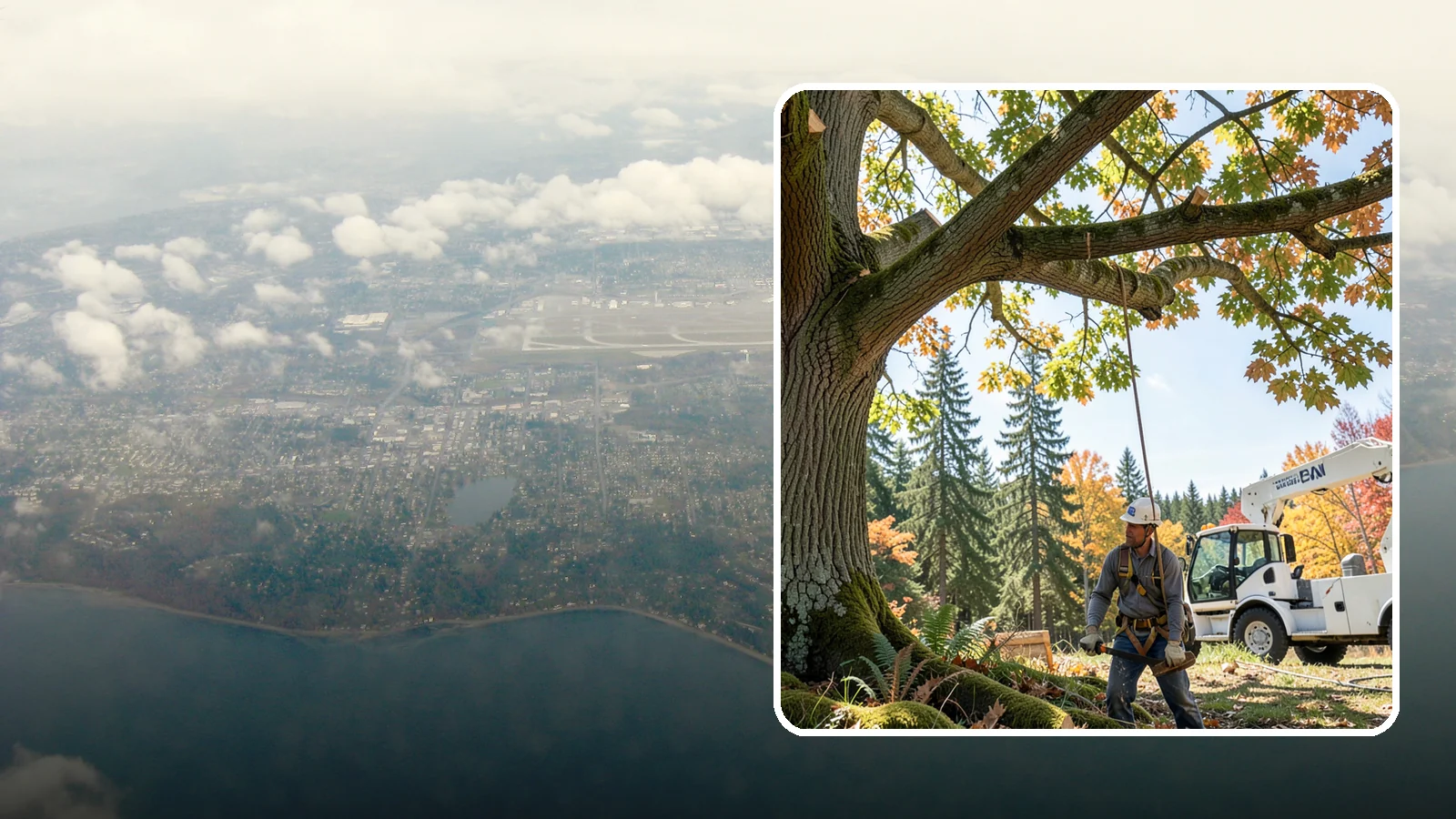 Deadwood removal in Burien, King County, WA - The removal of dead branches from the canopy.