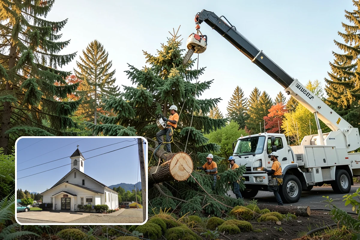 Deadwood removal in Concrete, Skagit County, WA - Improves tree structure, health, and appearance