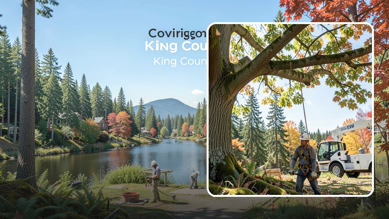 Deadwood removal in Covington, King County, WA - The removal of dead branches from the canopy.