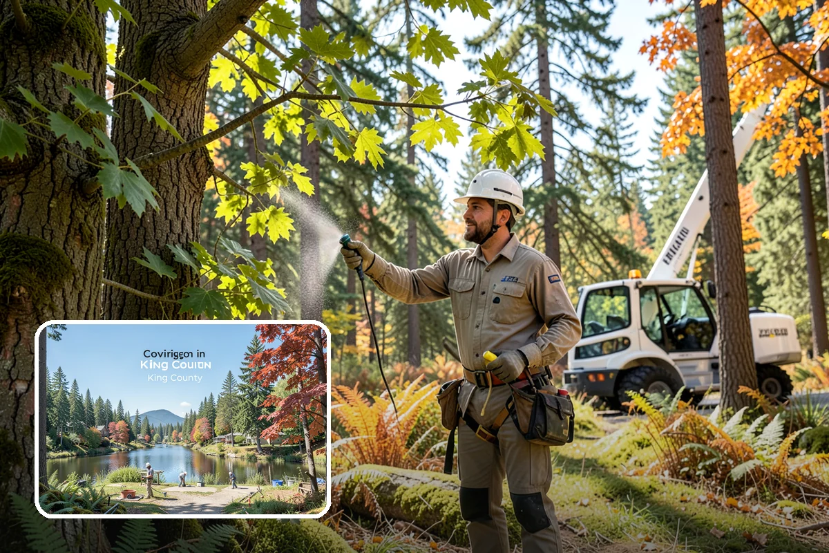 Deadwood removal in Covington, King County, WA - Improves tree structure, health, and appearance