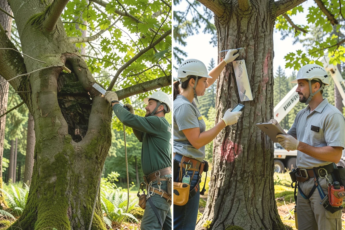 Deadwood removal in Covington, King County, WA - Assess canopy condition and pruning objectives