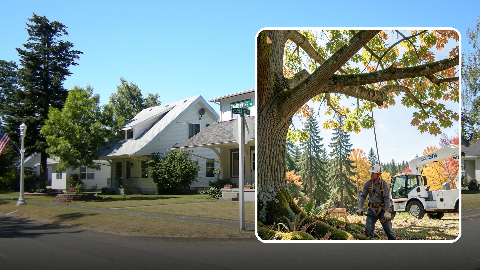 Deadwood removal in DuPont, Pierce County, WA - The removal of dead branches from the canopy.