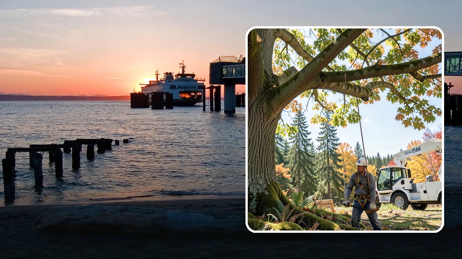 Deadwood removal in Edmonds, Snohomish County, WA - The removal of dead branches from the canopy.