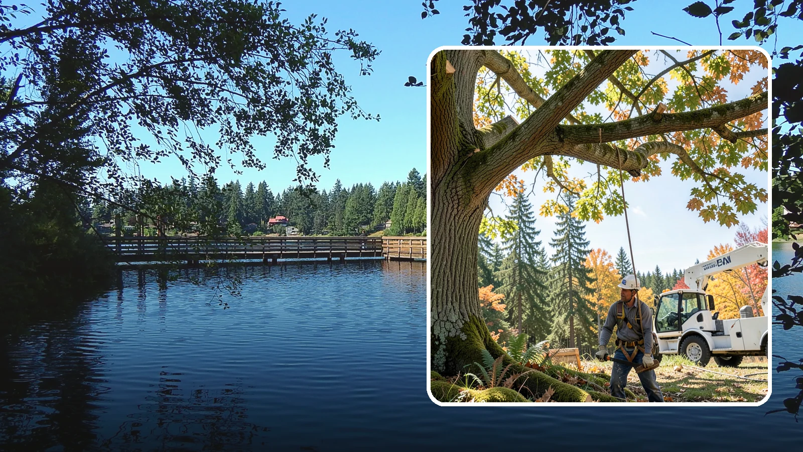 Deadwood removal in Federal Way, King County, WA - The removal of dead branches from the canopy.