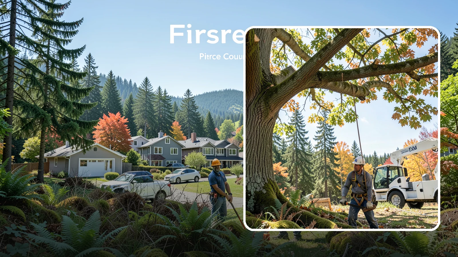 Deadwood removal in Fircrest, Pierce County, WA - The removal of dead branches from the canopy.