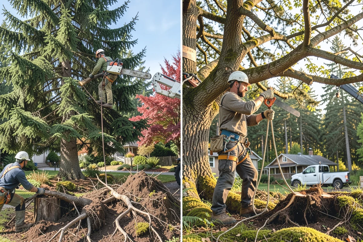 Deadwood removal in Granite Falls, Snohomish County, WA - Assess canopy condition and pruning objectives