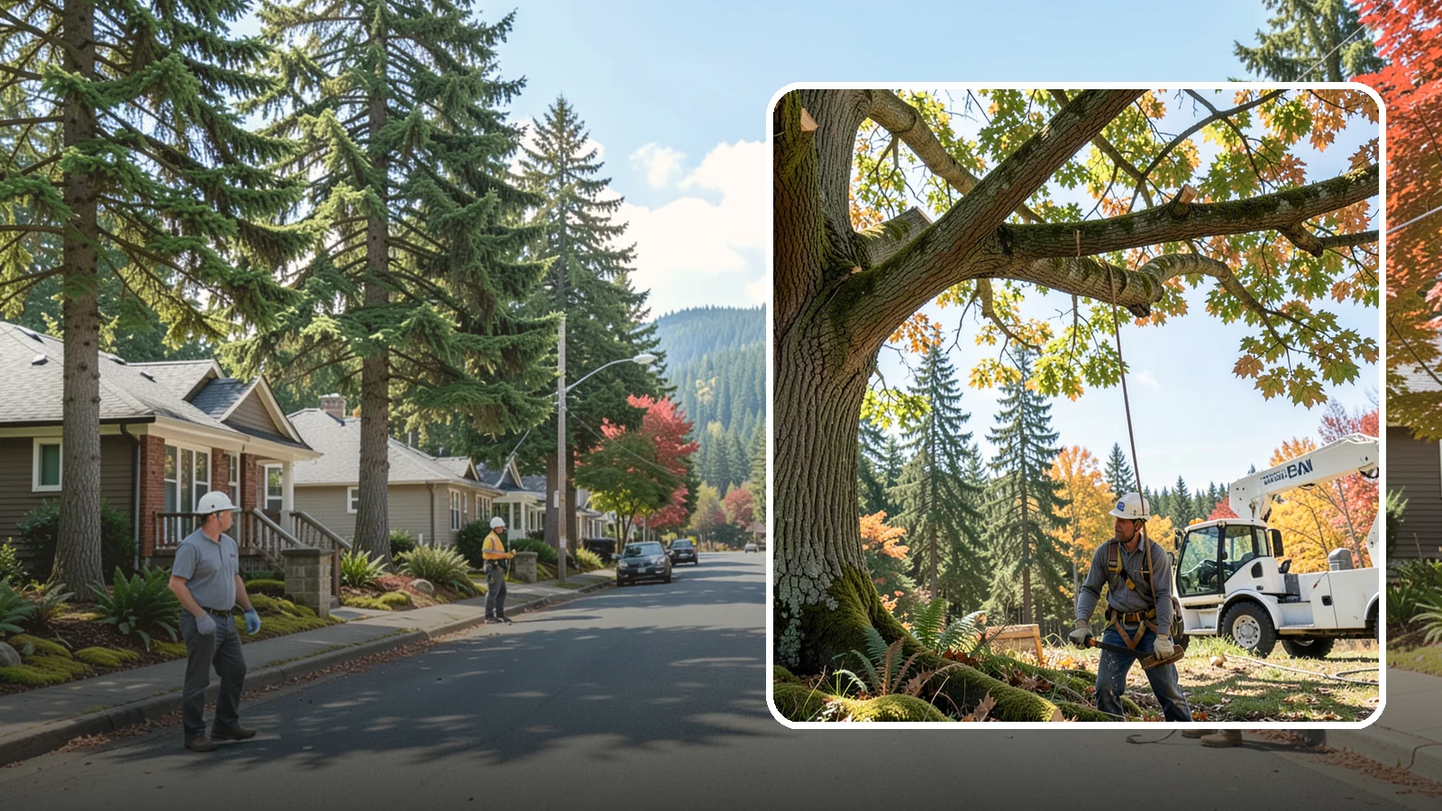Deadwood removal in Hunts Point, King County, WA - The removal of dead branches from the canopy.