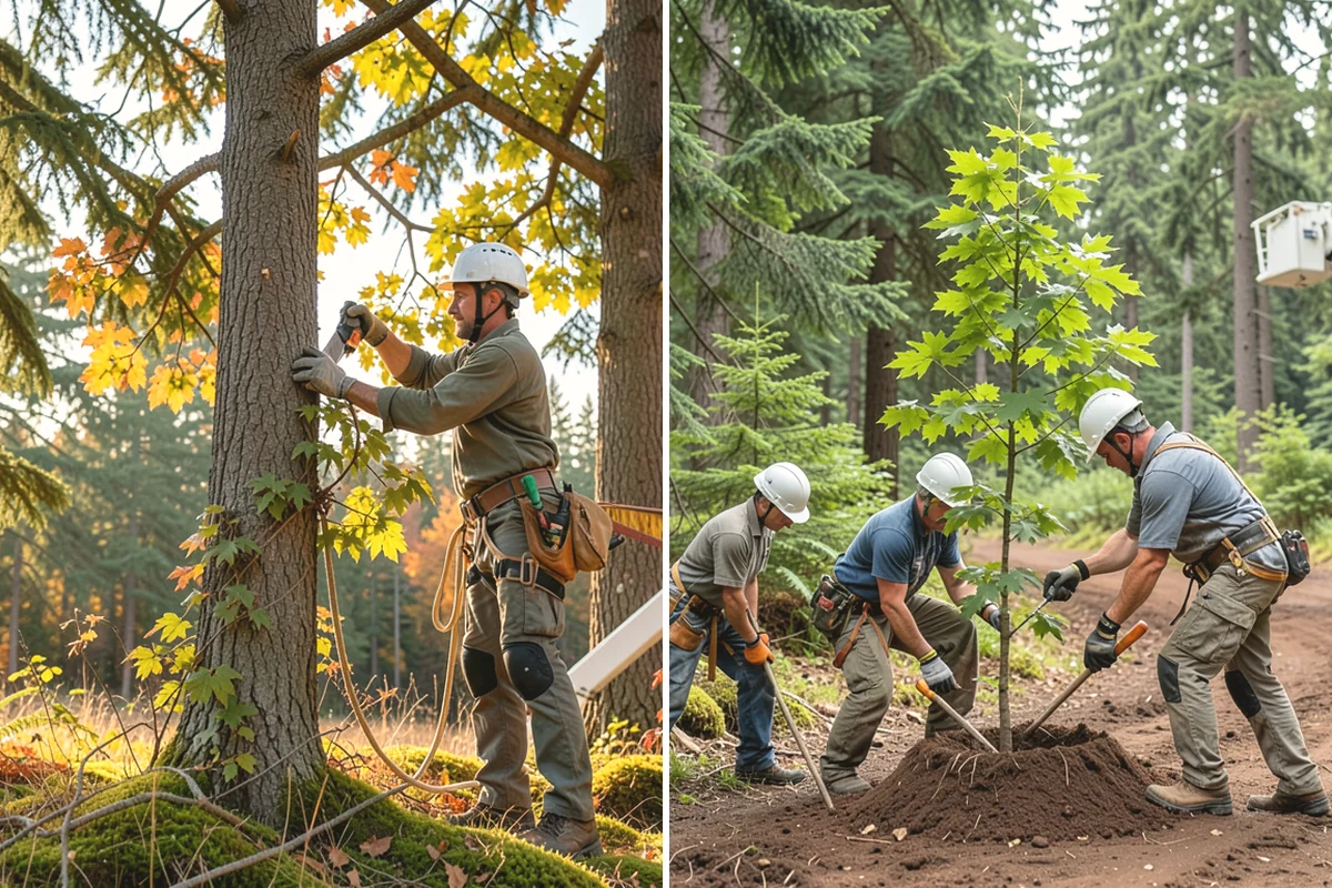 Deadwood removal in La Conner, Skagit County, WA - Assess canopy condition and pruning objectives