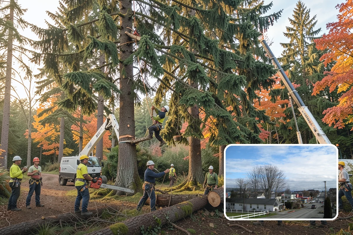 Deadwood removal in Langley, Island County, WA - Improves tree structure, health, and appearance