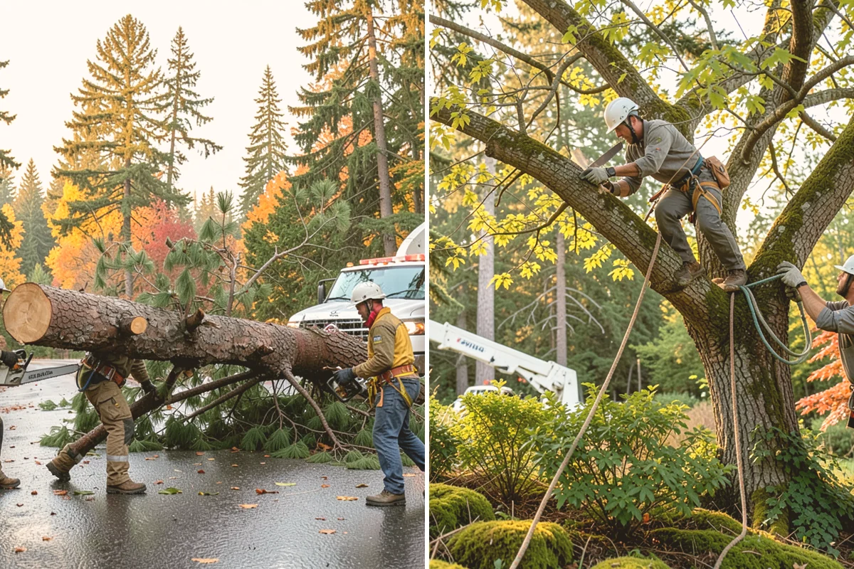 Deadwood removal in Langley, Island County, WA - Assess canopy condition and pruning objectives