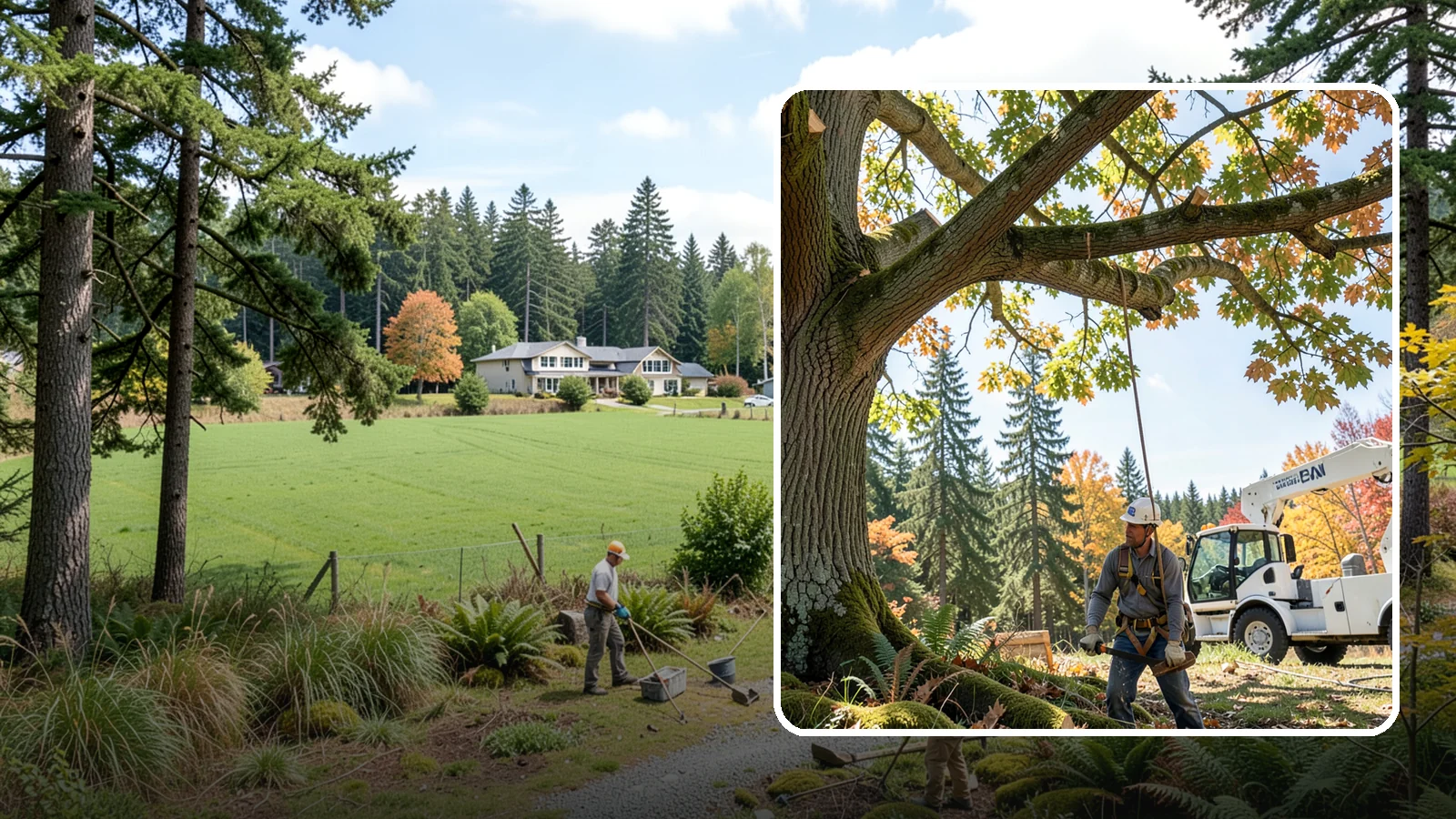 Deadwood removal in Lyman, Skagit County, WA - The removal of dead branches from the canopy.
