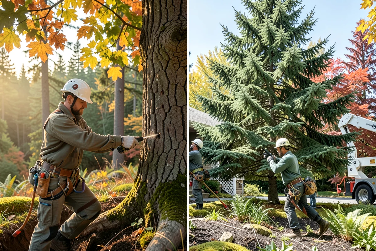 Deadwood removal in Lyman, Skagit County, WA - Assess canopy condition and pruning objectives
