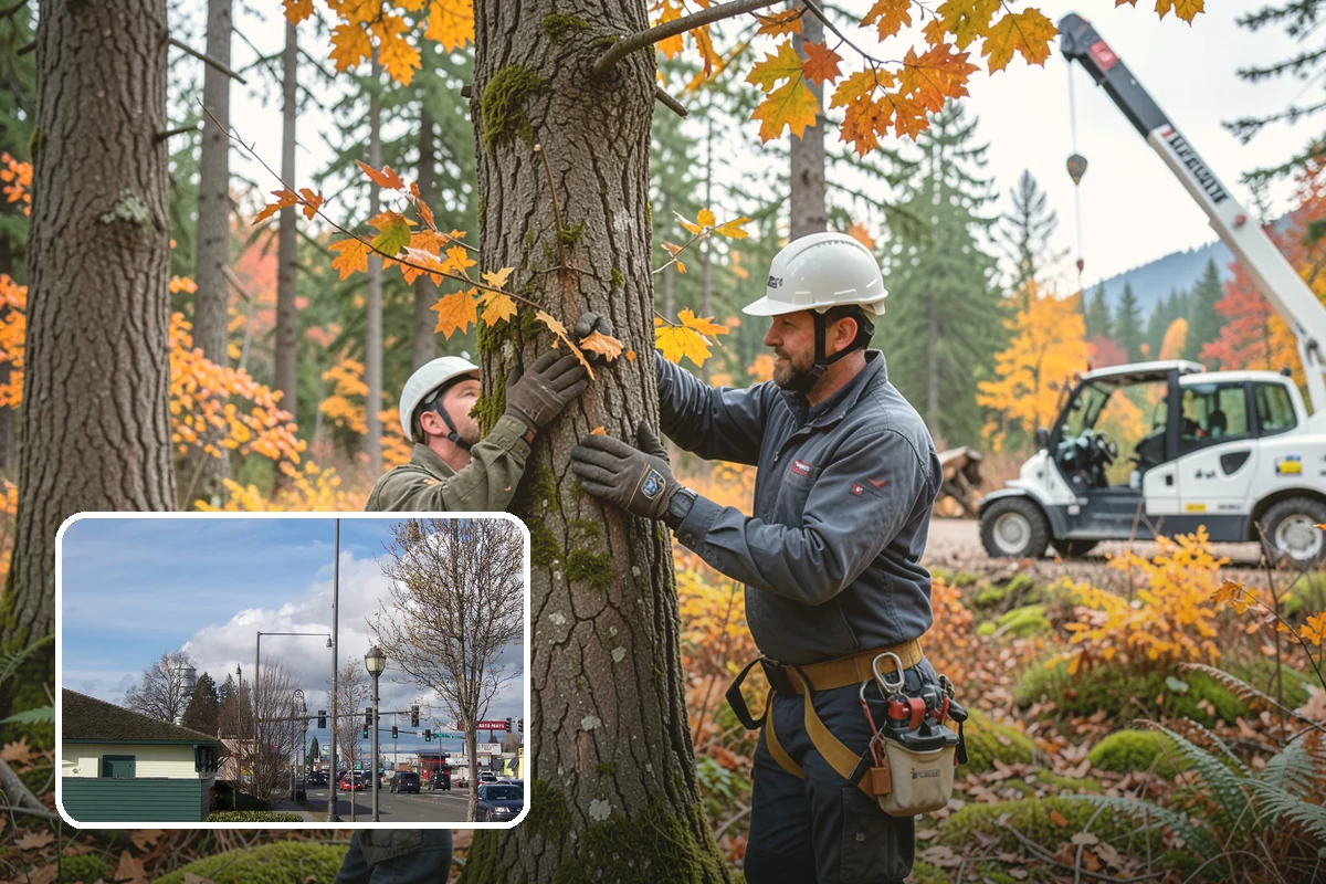 Deadwood removal in Marysville, Snohomish County, WA - Improves tree structure, health, and appearance