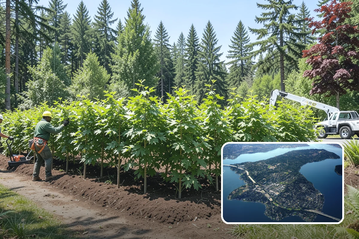 Deadwood removal in Mercer Island, King County, WA - Improves tree structure, health, and appearance