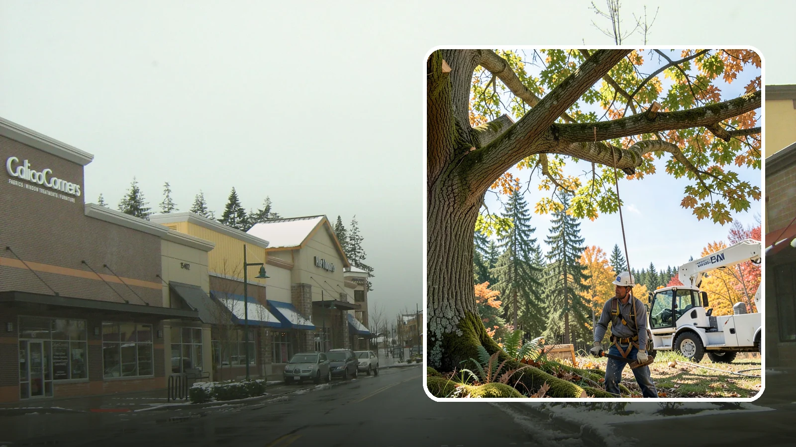 Deadwood removal in Mill Creek, Snohomish County, WA - The removal of dead branches from the canopy.
