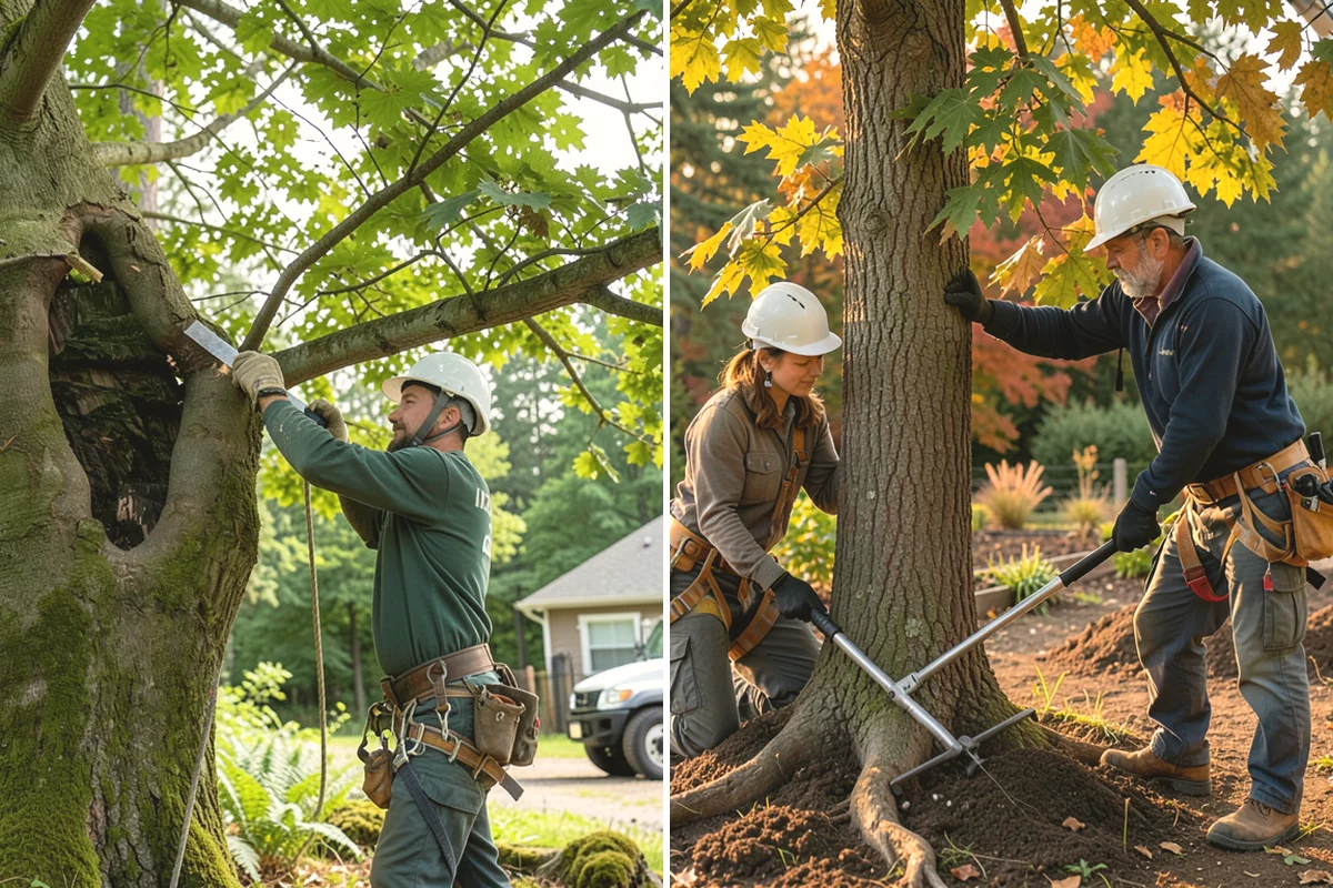 Deadwood removal in Monroe, Snohomish County, WA - Assess canopy condition and pruning objectives