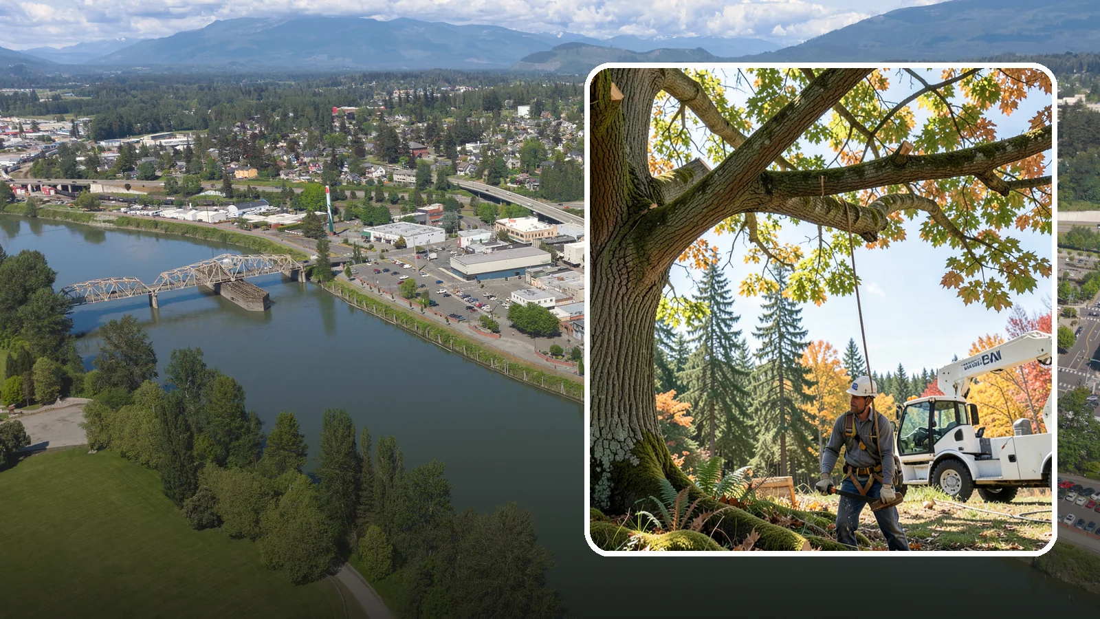Deadwood removal in Mount Vernon, Skagit County, WA - The removal of dead branches from the canopy.