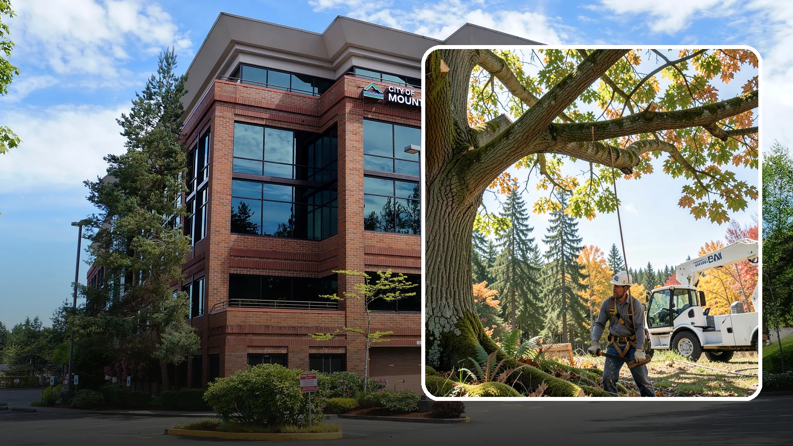 Deadwood removal in Mountlake Terrace, Snohomish County, WA - The removal of dead branches from the canopy.