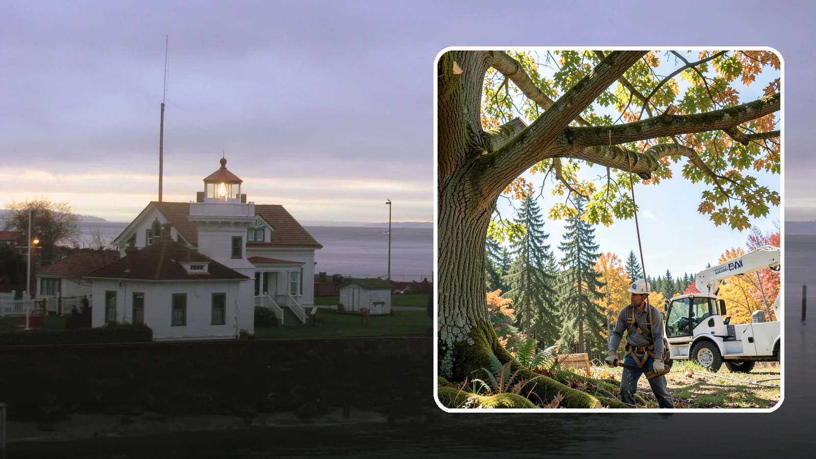 Deadwood removal in Mukilteo, Snohomish County, WA - The removal of dead branches from the canopy.
