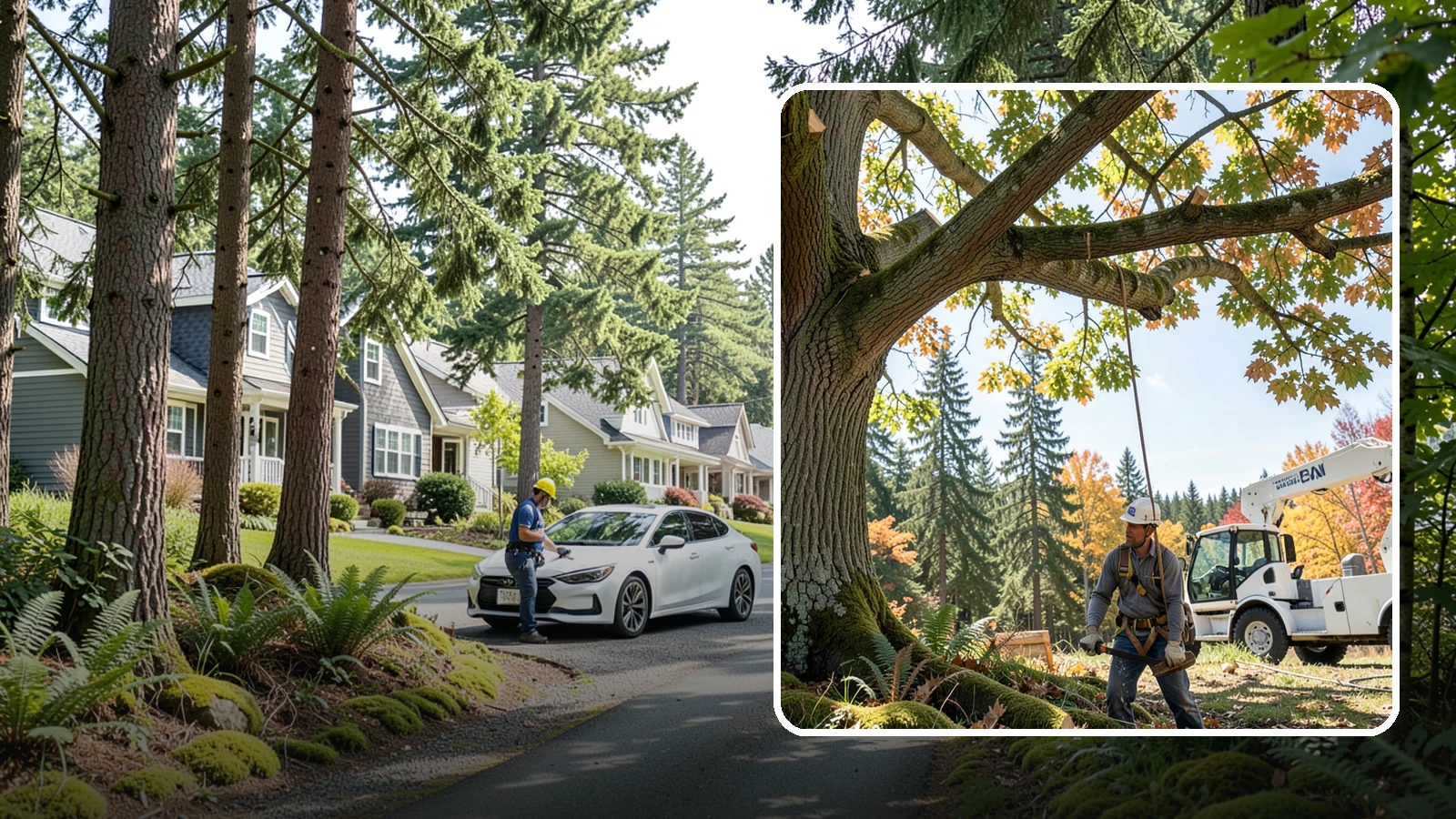 Deadwood removal in Normandy Park, King County, WA - The removal of dead branches from the canopy.
