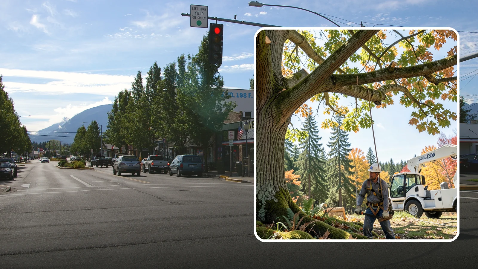 Deadwood removal in North Bend, King County, WA - The removal of dead branches from the canopy.