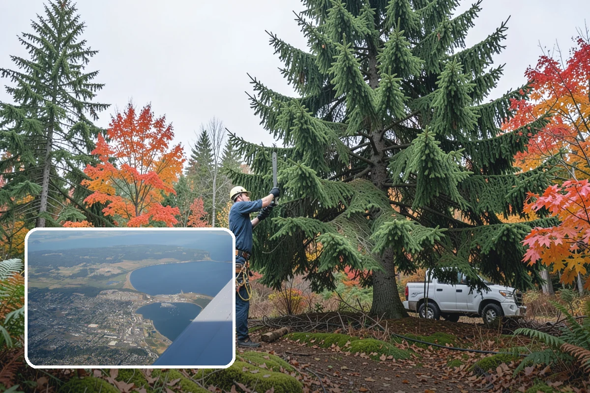 Deadwood removal in Oak Harbor, Island County, WA - Improves tree structure, health, and appearance