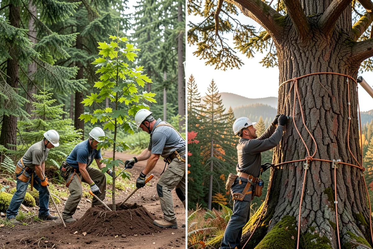 Deadwood removal in Puyallup, Pierce County, WA - Assess canopy condition and pruning objectives