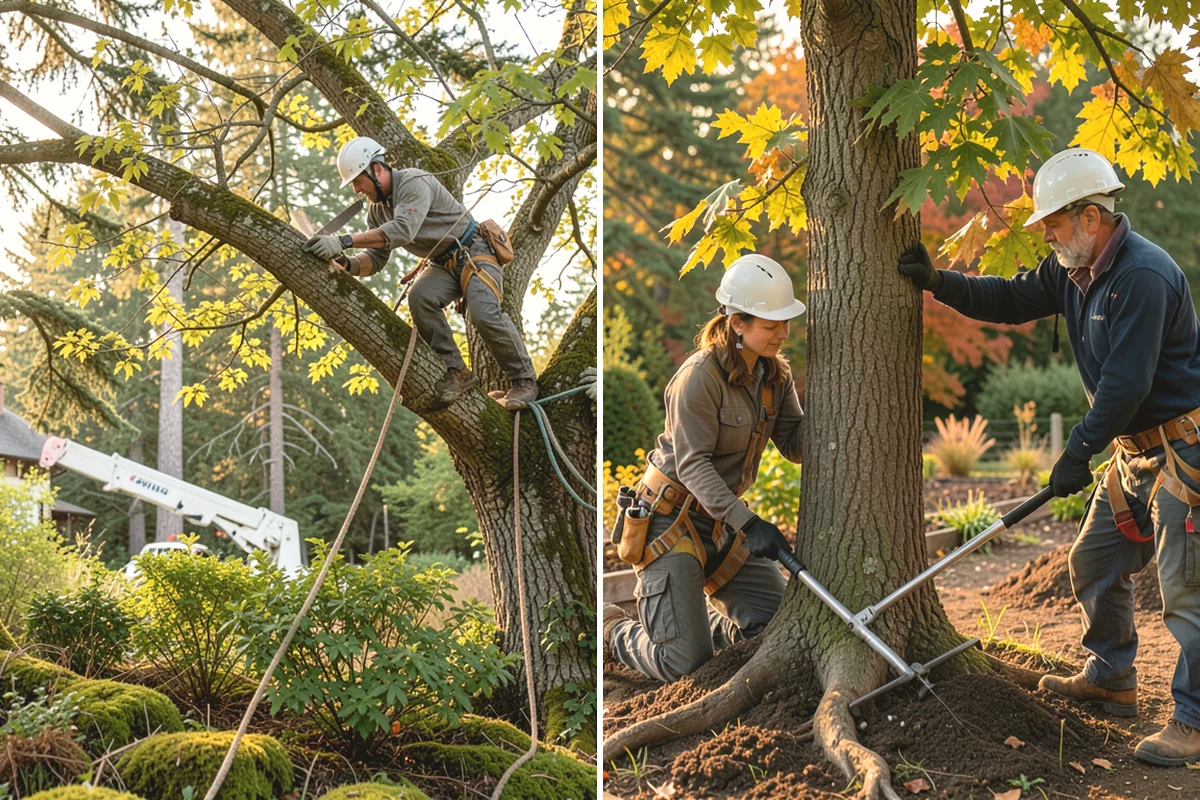 Deadwood removal in Ruston, Pierce County, WA - Assess canopy condition and pruning objectives