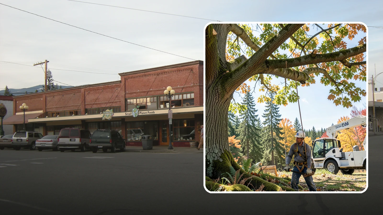 Deadwood removal in Sedro-Woolley, Skagit County, WA - The removal of dead branches from the canopy.