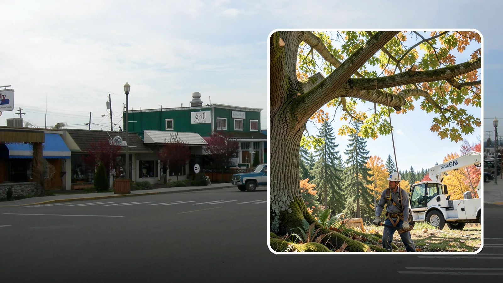 Deadwood removal in Stanwood, Snohomish County, WA - The removal of dead branches from the canopy.