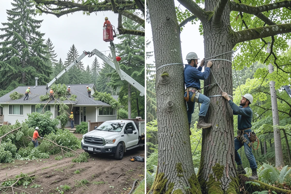Deadwood removal in Sumner, Pierce County, WA - Assess canopy condition and pruning objectives