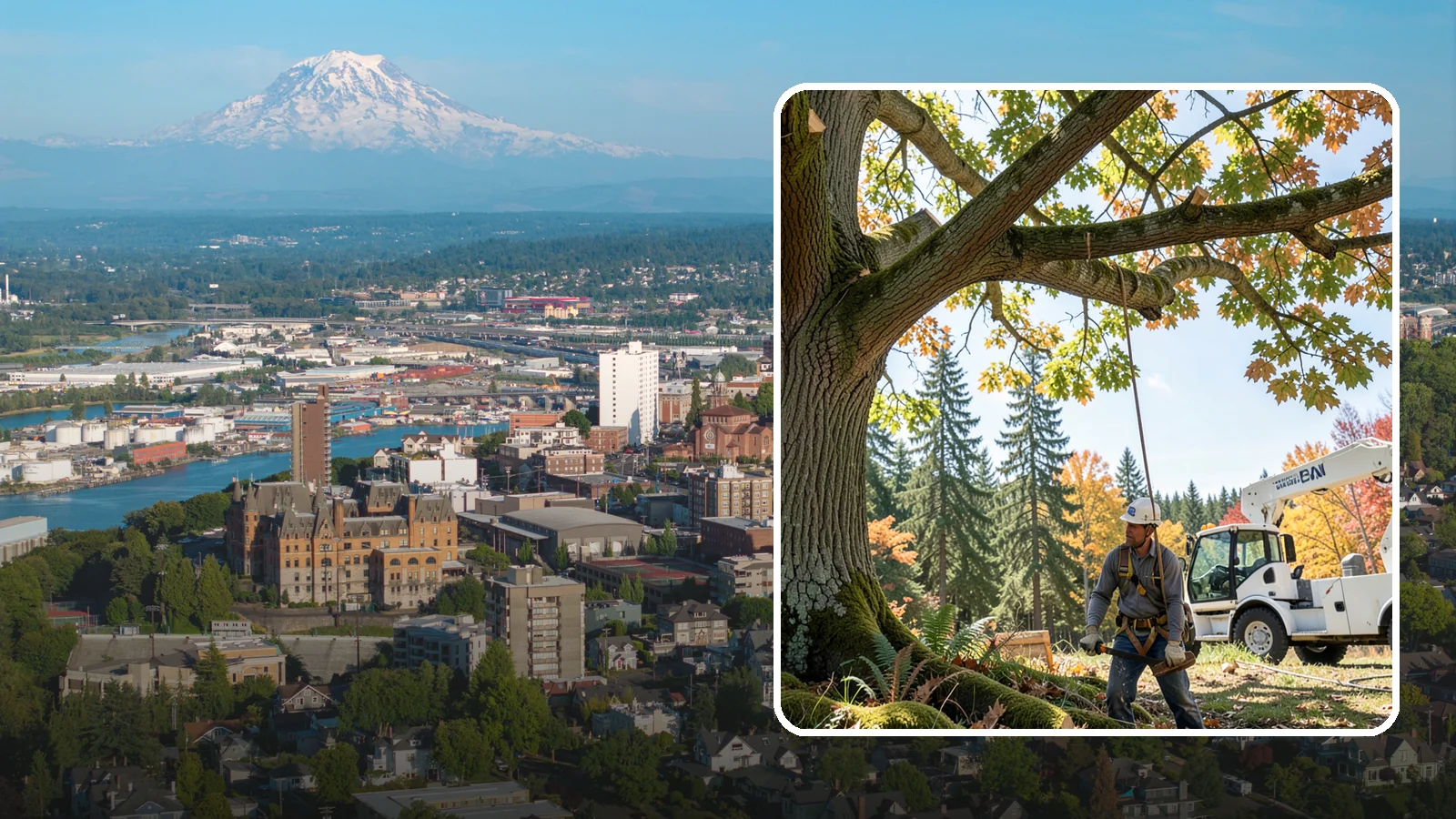Deadwood removal in Tacoma, Pierce County, WA - The removal of dead branches from the canopy.